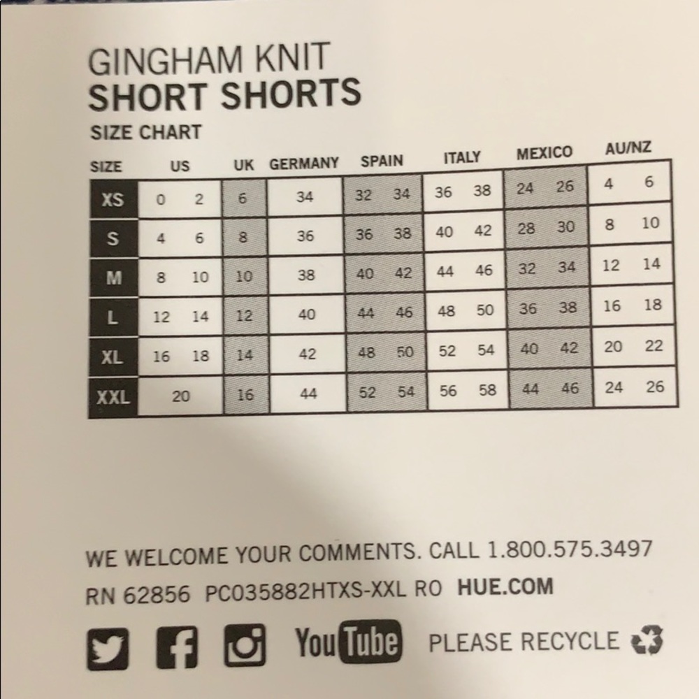 Hue gingham knit shorts 1128500 - Picture 6 of 6